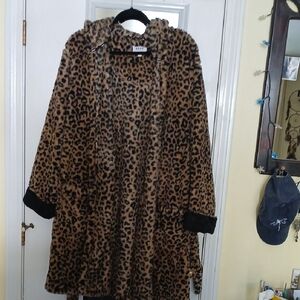 Leopard Print Women's Robe